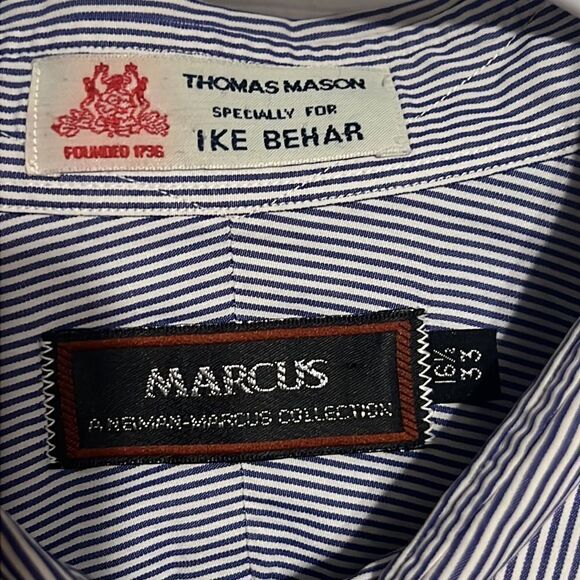 🔥🔥MARCUS by Neiman-Marcus Collection Button Down Dress Shirt Men Sz 16.5 - 33 - Picture 5 of 9